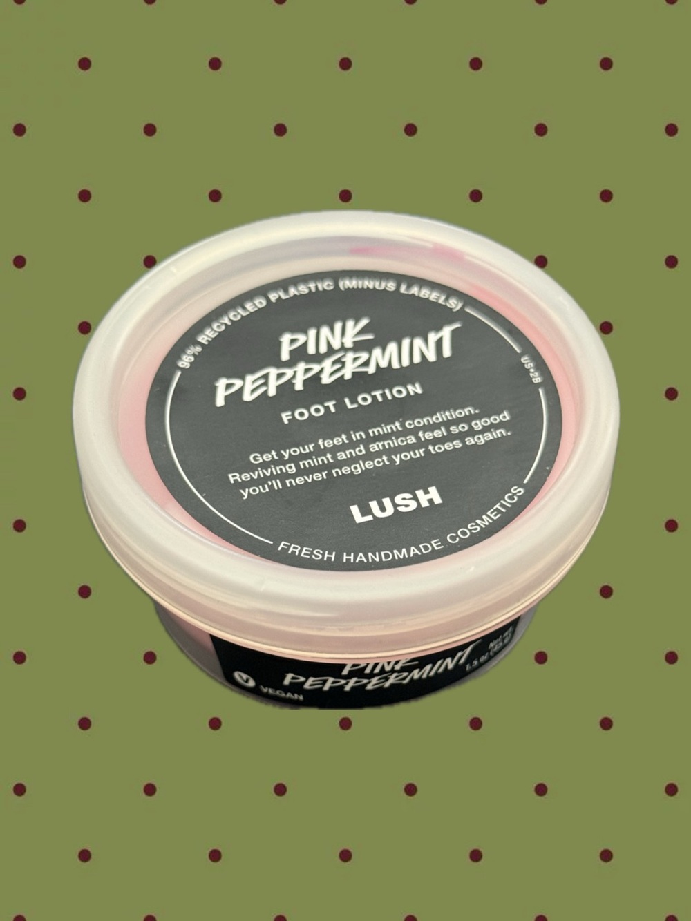 Lush Pink Peppermint Foot Lotion - Pink